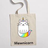 Eко чанта "Mewnicorn" - small - 1