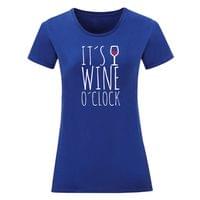 Дамска тениска "Wine o'clock" - small - 2 Дамска тениска "Wine o'clock" - small - 2
