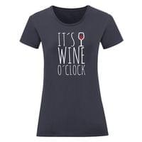 Дамска тениска "Wine o'clock" - small - 3 Дамска тениска "Wine o'clock" - small - 3