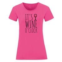 Дамска тениска "Wine o'clock" - small - 12 Дамска тениска "Wine o'clock" - small - 12