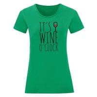 Дамска тениска "Wine o'clock" - small - 14 Дамска тениска "Wine o'clock" - small - 14