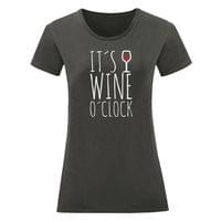 Дамска тениска "Wine o'clock" - small - 15 Дамска тениска "Wine o'clock" - small - 15