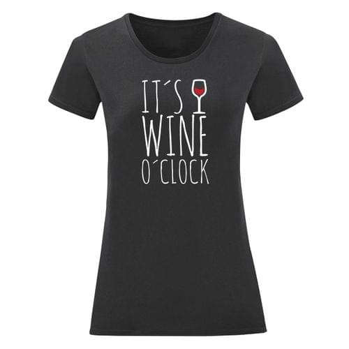 Дамска тениска &amp;quot;Wine o&amp;#039;clock&amp;quot; - 1