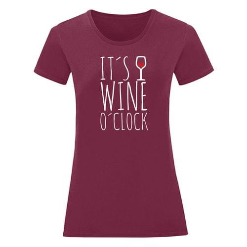 Дамска тениска "Wine o'clock" - 2