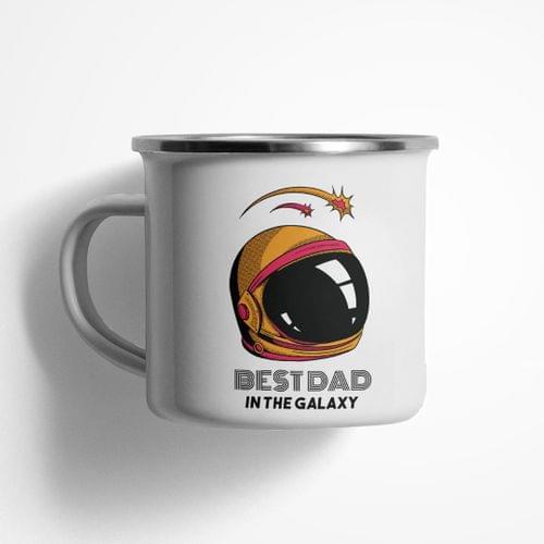 Емайлирано канче &amp;quot;Best Dad In Galaxy&amp;quot; - 1