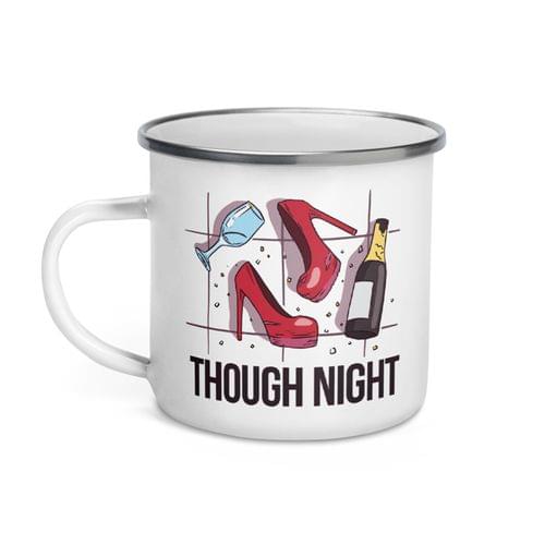 Емайлирано канче "Tough Night" - 2