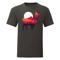 Мъжка тениска "Forest Alpaca" - small - 2