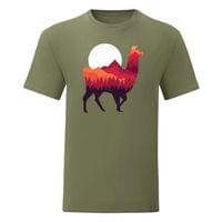 Мъжка тениска "Forest Alpaca" - small - 11