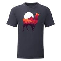 Мъжка тениска "Forest Alpaca" - small - 13