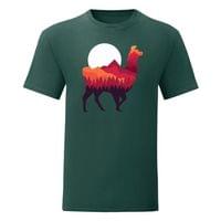 Мъжка тениска "Forest Alpaca" - small - 15