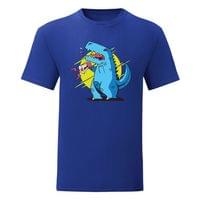 Мъжка тениска "T-Rex и мегафон" - small - 1