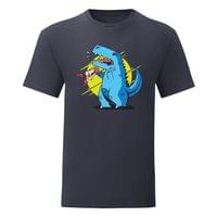 Мъжка тениска "T-Rex и мегафон" - small - 2