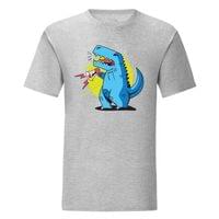 Мъжка тениска "T-Rex и мегафон" - small - 5