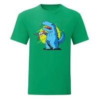 Мъжка тениска "T-Rex и мегафон" - small - 15