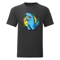 Мъжка тениска "T-Rex и мегафон" - small - 7