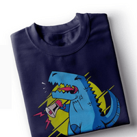 Мъжка тениска "T-Rex и мегафон" - small - 0