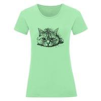 Дамска тениска "Котарак" - small - 1 Дамска тениска "Котарак" - small - 1