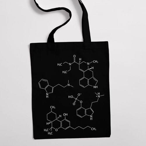 Eко чанта "Psychedelic Molecules" - 2