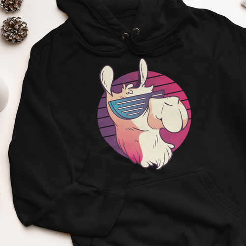 Дамска худи рокля &amp;quot;Cool Llama&amp;quot; - 1