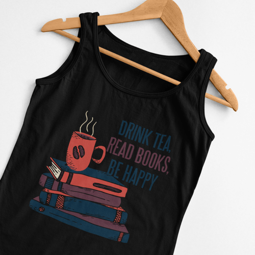 Мъжки потник "Read Books, Be Happy" - 2