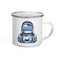 Емайлирано канче "Космически океан" - small - 3