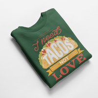 Ватирана блуза "I Need Tacos" - small - 3