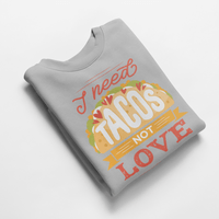Ватирана блуза "I Need Tacos" - small - 4