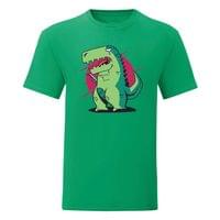 Мъжка тениска "T-Rex и смартфон" - small - 3