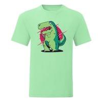 Мъжка тениска "T-Rex и смартфон" - small - 5