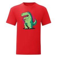 Мъжка тениска "T-Rex и смартфон" - small - 6