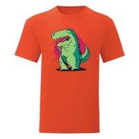 Мъжка тениска "T-Rex и смартфон" - small - 8