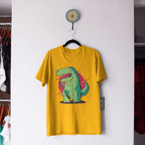 Мъжка тениска &amp;quot;T-Rex и смартфон&amp;quot; - 1
