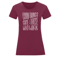 Дамска тениска "Good things" - small - 2
