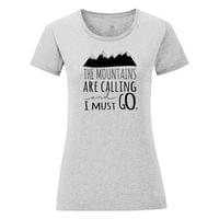 Тениска "The Mountains Are Calling" (дамска) - small - 1