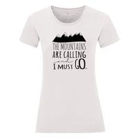 Тениска "The Mountains Are Calling" (дамска) - small - 5