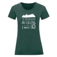 Тениска "The Mountains Are Calling" (дамска) - small - 6