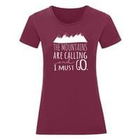 Тениска "The Mountains Are Calling" (дамска) - small - 9