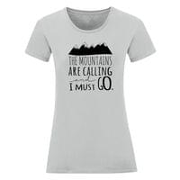 Тениска "The Mountains Are Calling" (дамска) - small - 12