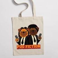 Eко чанта "Pug Fiction" - small - 0