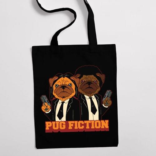 Eко чанта "Pug Fiction" - 2