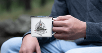 Емайлирано канче "Червената шапчица на 18" - small - 4