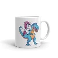 Чаша "Еднорог и T-Rex" - small - 2