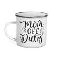 Емайлирано канче "Mom Off Duty" - small - 4