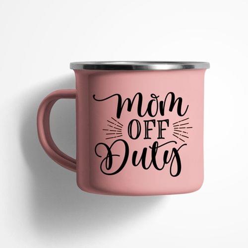 Емайлирано канче &amp;quot;Mom Off Duty&amp;quot; - 1