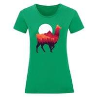 Дамска тениска "Forest Alpaca" - small - 1