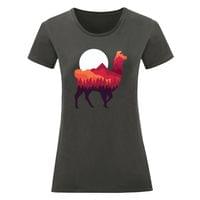 Дамска тениска "Forest Alpaca" - small - 0
