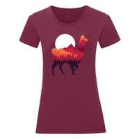 Дамска тениска "Forest Alpaca" - small - 2