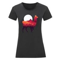 Дамска тениска "Forest Alpaca" - small - 10