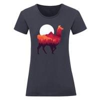Дамска тениска "Forest Alpaca" - small - 11