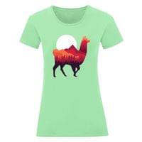 Дамска тениска "Forest Alpaca" - small - 14